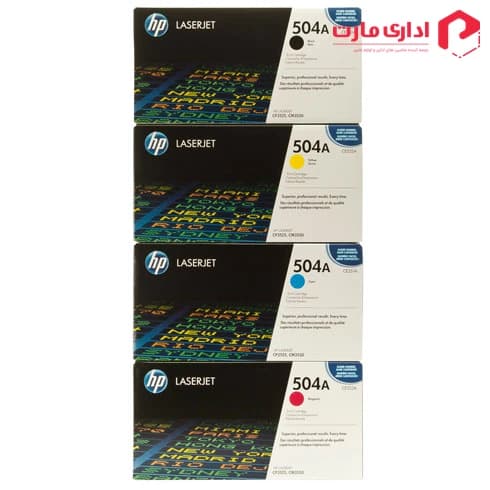 کیت کارتریج تونر لیزری اچ پی مدل 504A