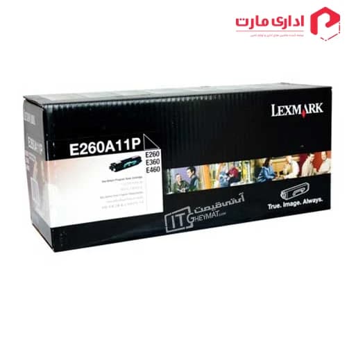 کارتریج تونر مشکی لکسمارک مدل E260A11P