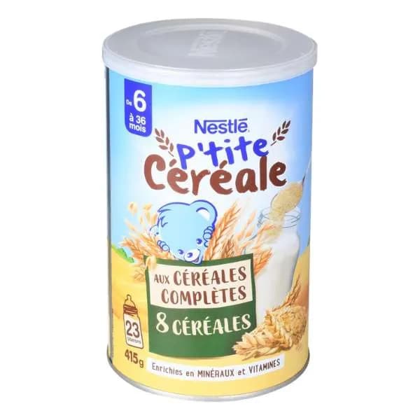 سرلاک نستله Nestlé طعم گندم – غذای کمکی غنی از غلات کامل (415 گرم)