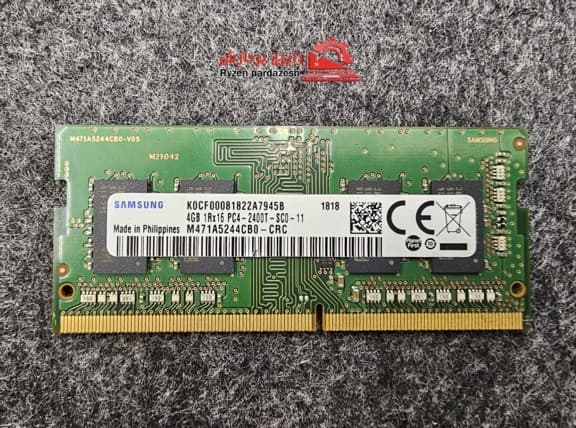 رم لپ تاپ سامسونگ ظرفیت ۴ گیگابایت DDR4 2400 مگاهرتز