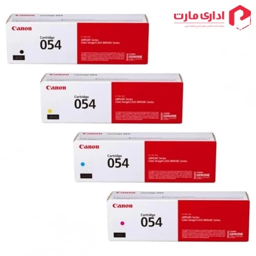 کیت کارتریج چهار رنگ لیزری کانن مدل 054 — تصویر ۲