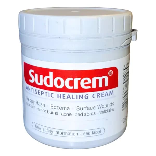 کرم ضدعفونی و ترمیم‌کننده پوست سودوکرم ۱۲۵ گرم (Sudocrem)