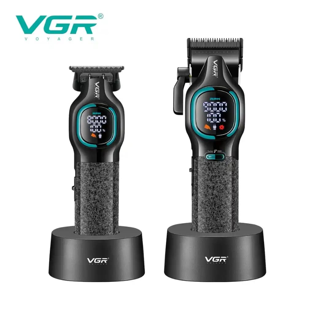 ست ماشین اصلاح و خط زن وی جی آر مدل V-886 S2 (گارانتی دار)