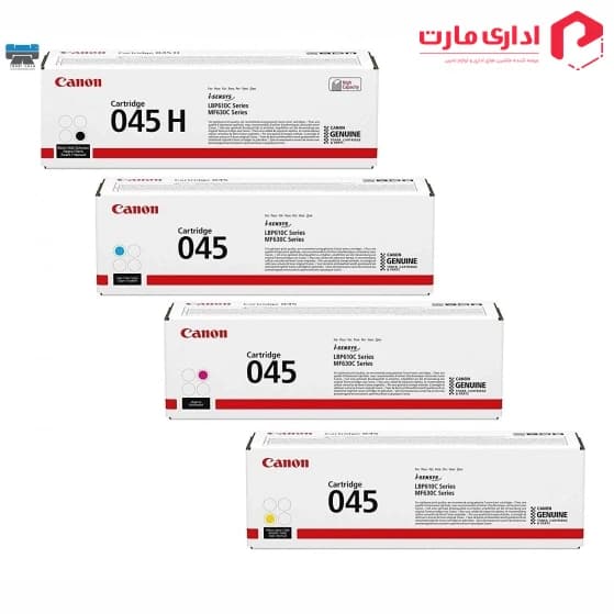کیت کارتریج چهار رنگ لیزری کانن مدل 045 — تصویر ۲