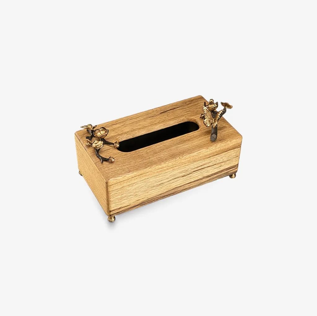 جا دستمال کاغذی گلدکیش طرح باترفلای مدل GK829822 — تصویر ۳