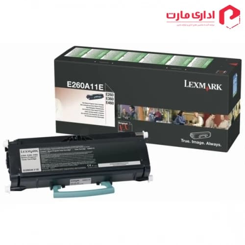 کارتریج تونر مشکی لکسمارک مدل E260A11E — تصویر ۲
