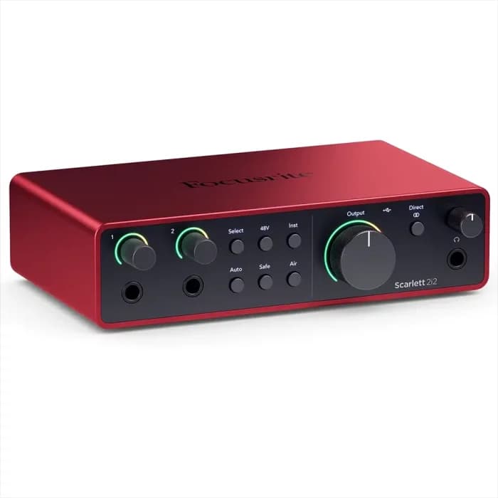 کارت صدای فکوسرایت مدل Focusrite Scarlett 2i2 G4 — تصویر ۳
