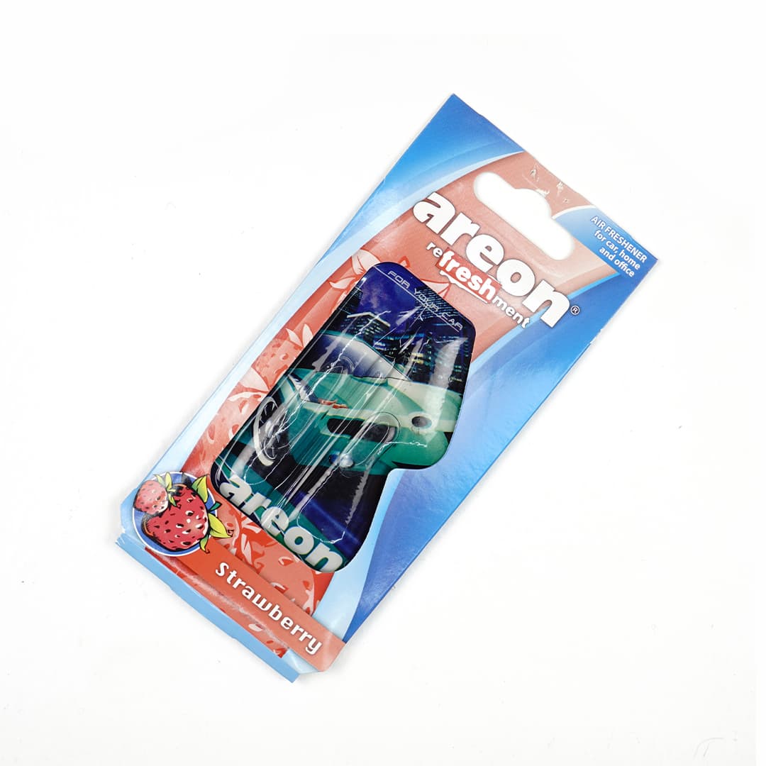 خوشبوکننده آویز مخصوص خودرو آرئون Areon مدل Liquid با رایحه Strawberry