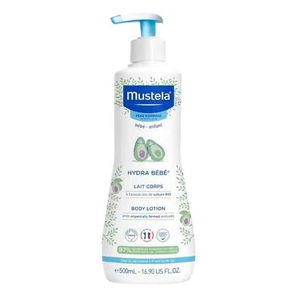 لوسیون بدن موستلا Mustela Hydra Bébé – مرطوب‌کننده طبیعی (500 میل)