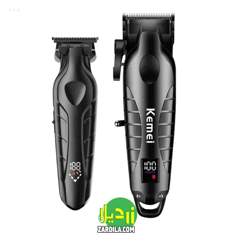 ست ماشین اصلاح و خط زن KEMEI 2290+KEMEI 2269 — تصویر ۴