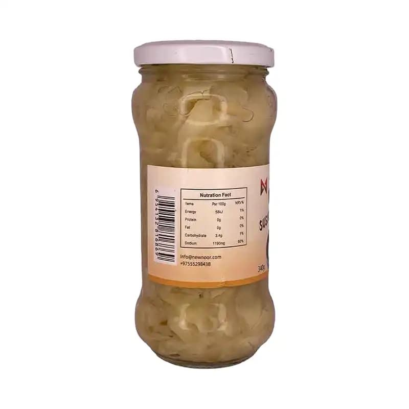 ترشی زنجبیل – جینجر سفید 340 گرم شیشه ای — تصویر ۲