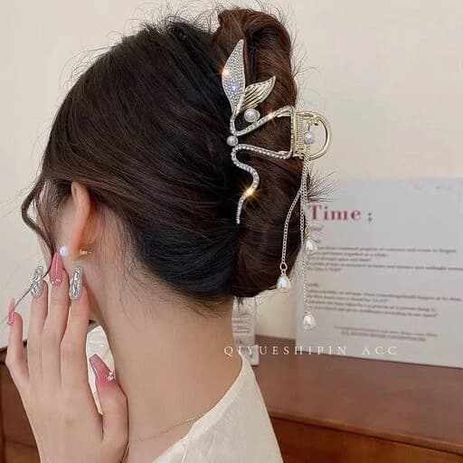 کلیپس فلزی نقره ای