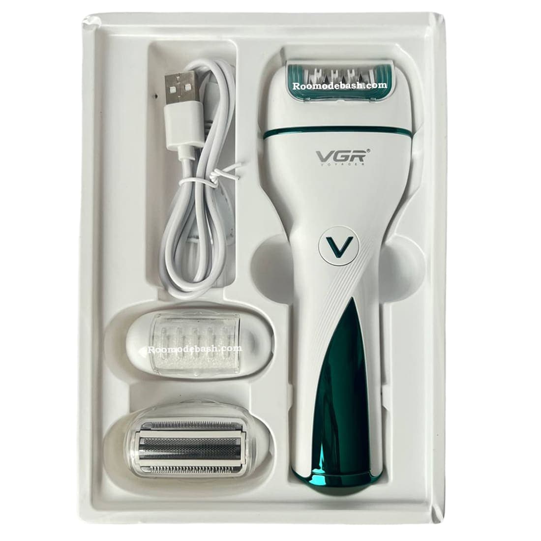 اپیلاتور زنانه وی جی آر مدل V-728 اصل — تصویر ۵