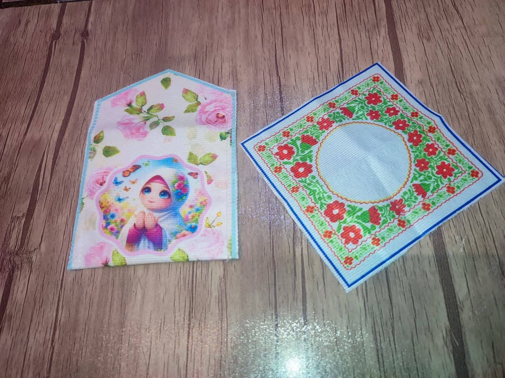 جانماز کودک دخترانه 5 عددی طرح رندوم — تصویر ۲
