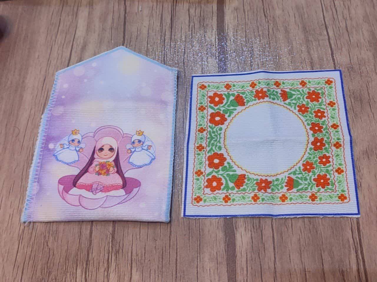 جانماز کودک دخترانه 5 عددی طرح رندوم — تصویر ۶