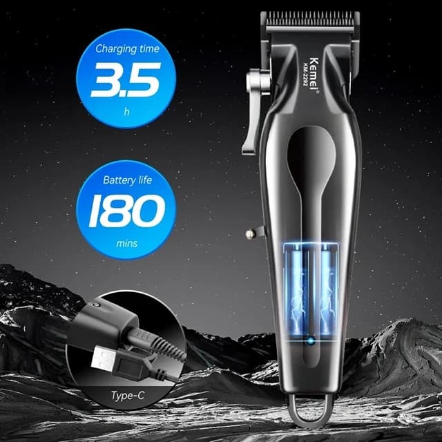 ماشین اصلاح حرفه ای کیمی مدل km_2292 — تصویر ۶