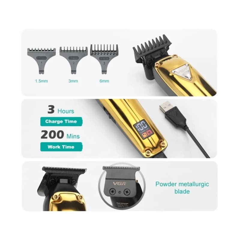 ماشین اصلاح خط زن وی جی آر مدل V-912 — تصویر ۶