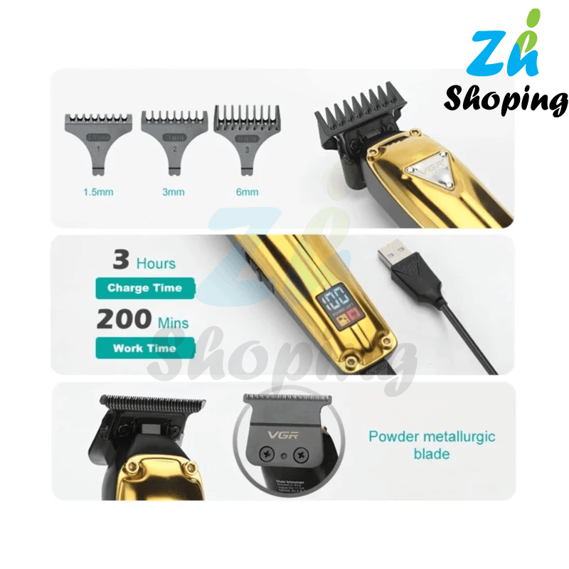 ماشین اصلاح خط زن وی جی آر مدل V-912 — تصویر ۹