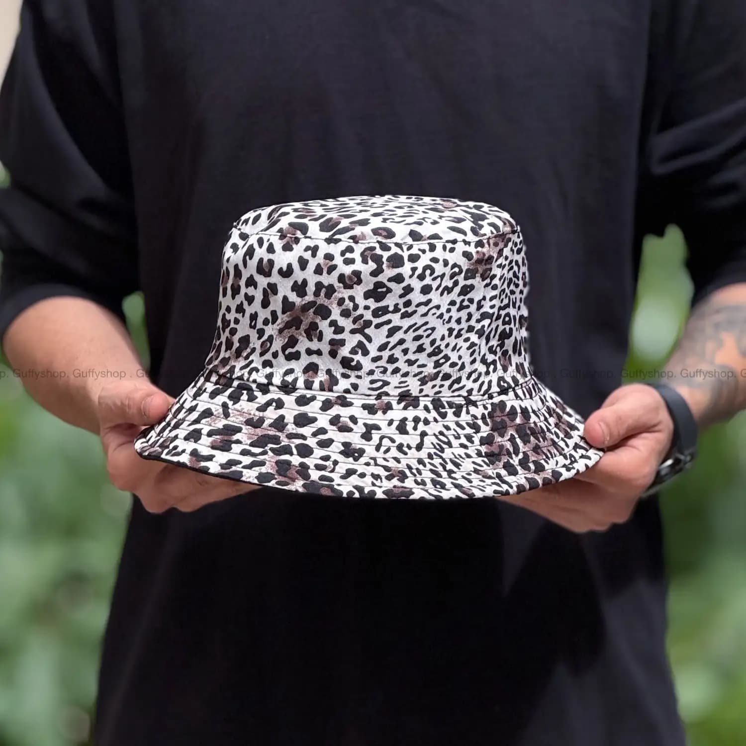 کلاه باکت پلنگی دورو — تصویر ۴