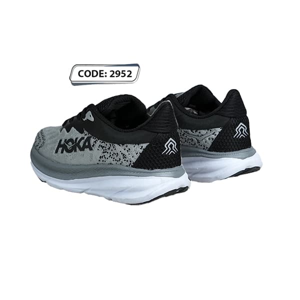 کتونی طوسی مشکی زیره سفید HOKA ( کد 2952) — تصویر ۵