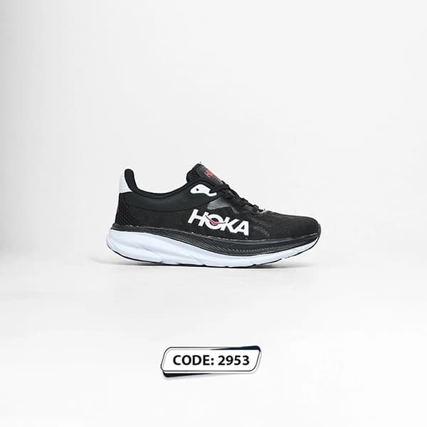 کتونی مشکی زیره سفید HOKA (کد 2953 )