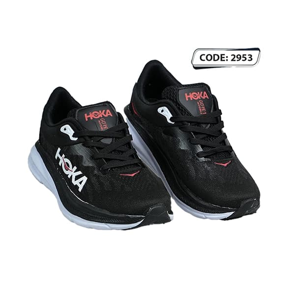 کتونی مشکی زیره سفید HOKA (کد 2953 ) — تصویر ۴
