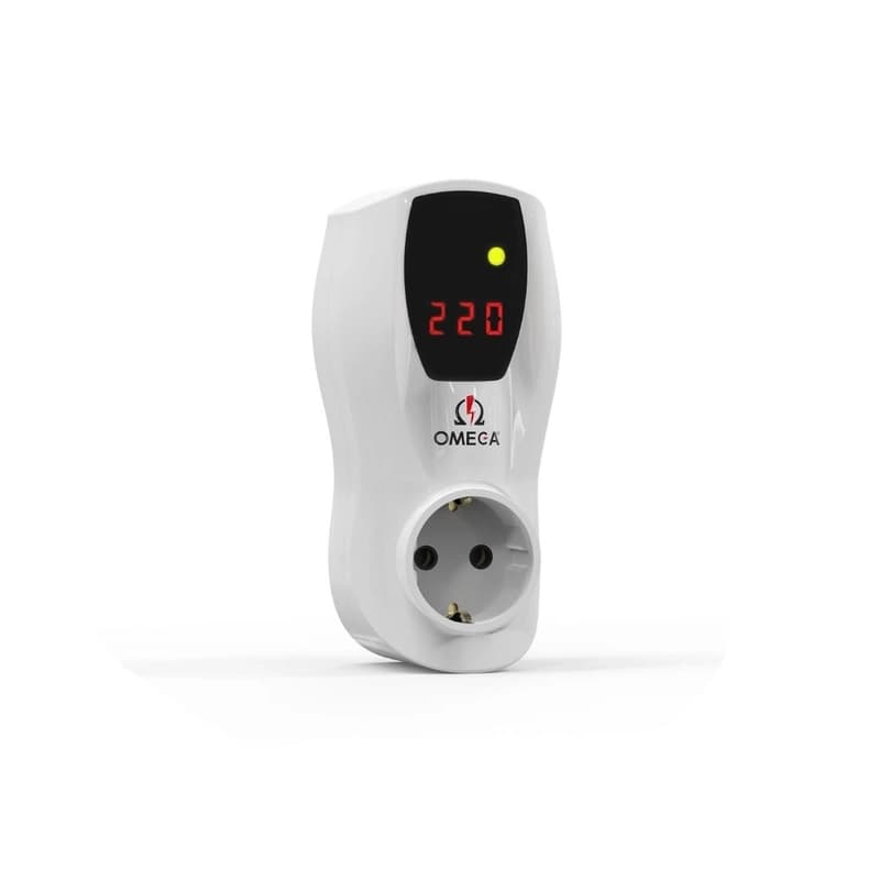 محافظ برق کولرگازی ماشین لباسشویی و ظرفشویی امگا مدل G1000