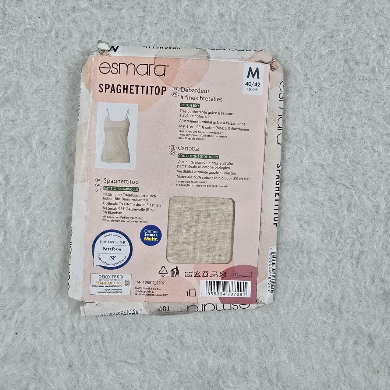 تاپ بند باریک زنانه برند اسمارا کد W320 — تصویر ۴