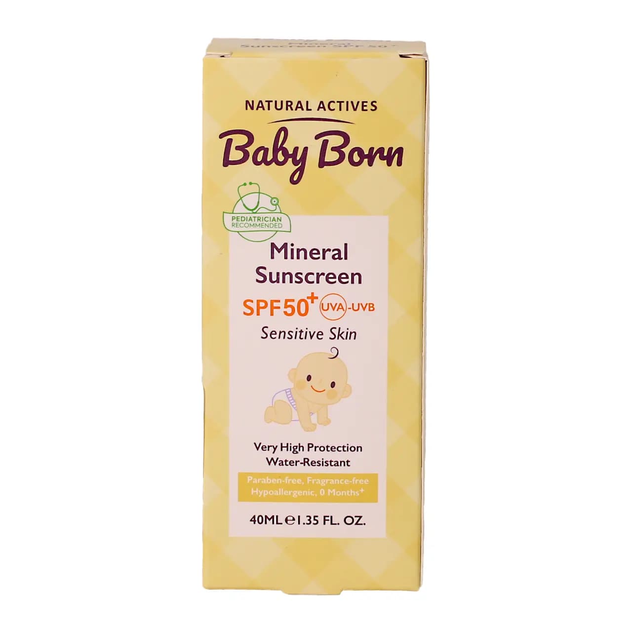 کرم ضد آفتاب کودک SPF50 بیبی برن