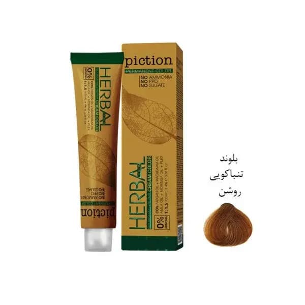رنگ مو بدون آمونیاک پیکشن شماره P50 بلوند تنباکویی روشن