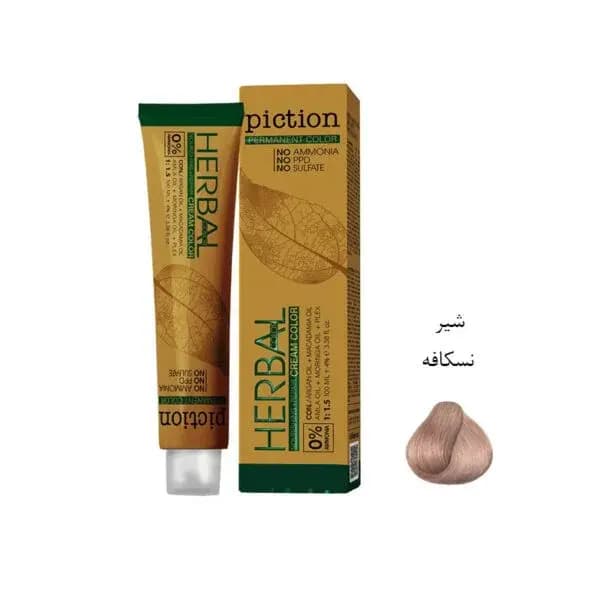 رنگ مو بدون آمونیاک پیکشن شماره P60 شیر نسکافه