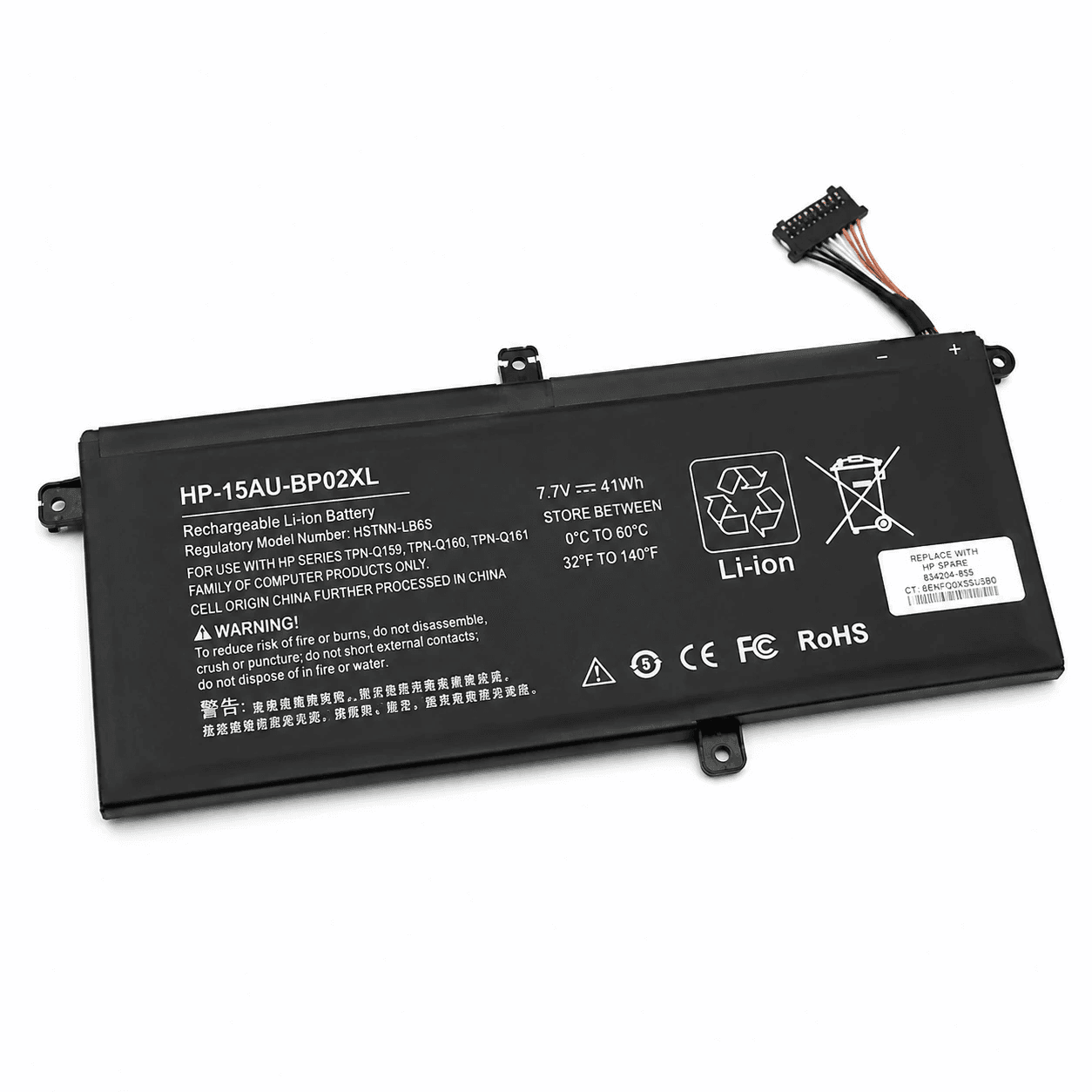 باتری لپ تاپ HP-15AU-BP02XL مناسب لپ تاپ اچ پی با گارانتی تعمیرجت