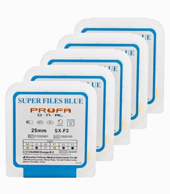فایل روتاری بلو 4 و 6 درصدی پروفا – Profa Blue Eli File Rotary