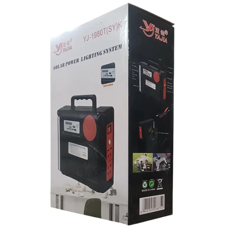 پکیج خورشیدی 12 ولت 7.5 آمپری مدل yj-1980t — تصویر ۴