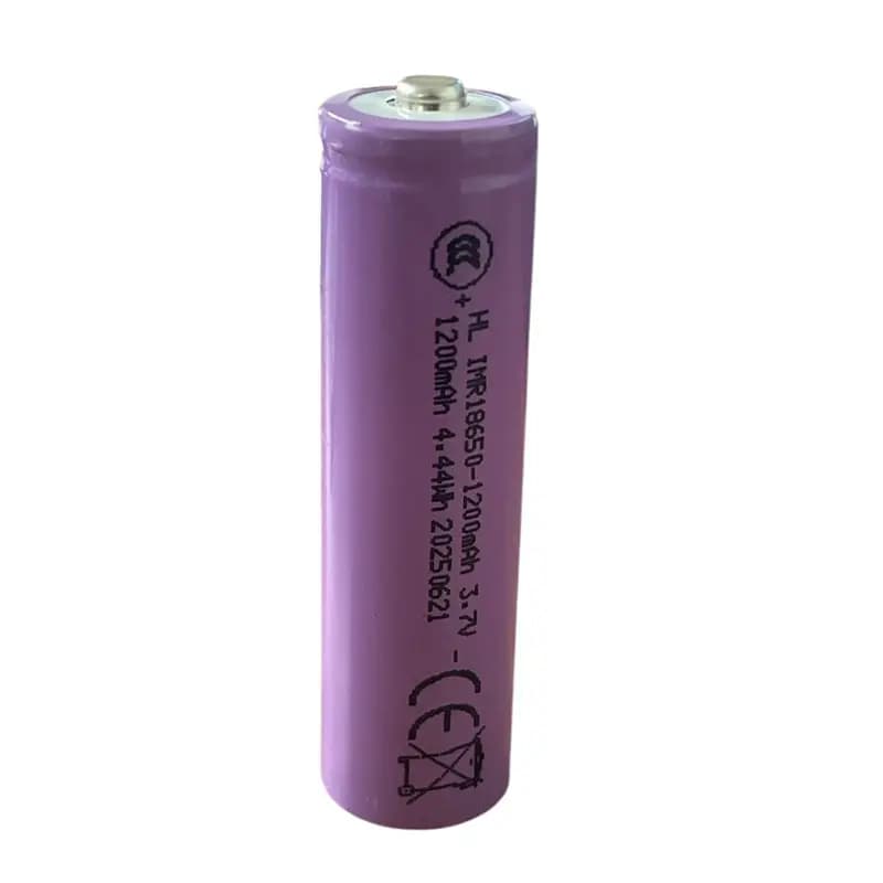 باتری 18650 3.7v 1200ma پین دار