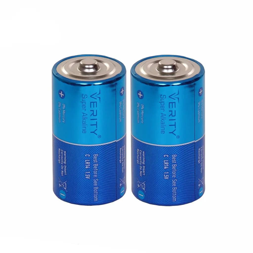 باتری سایز C وریتی مدل Super Alkaline شیرینگ