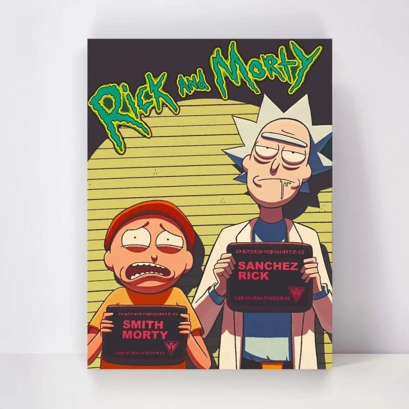 تابلو شاسی مدل Rick and Morty کد 14 — تصویر ۳