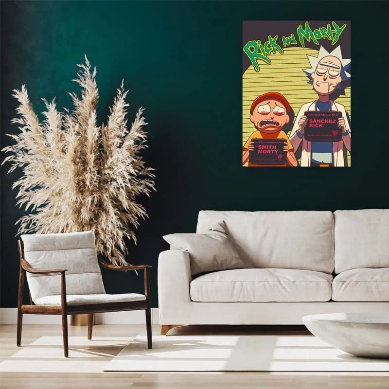 تابلو شاسی مدل Rick and Morty کد 14 — تصویر ۲