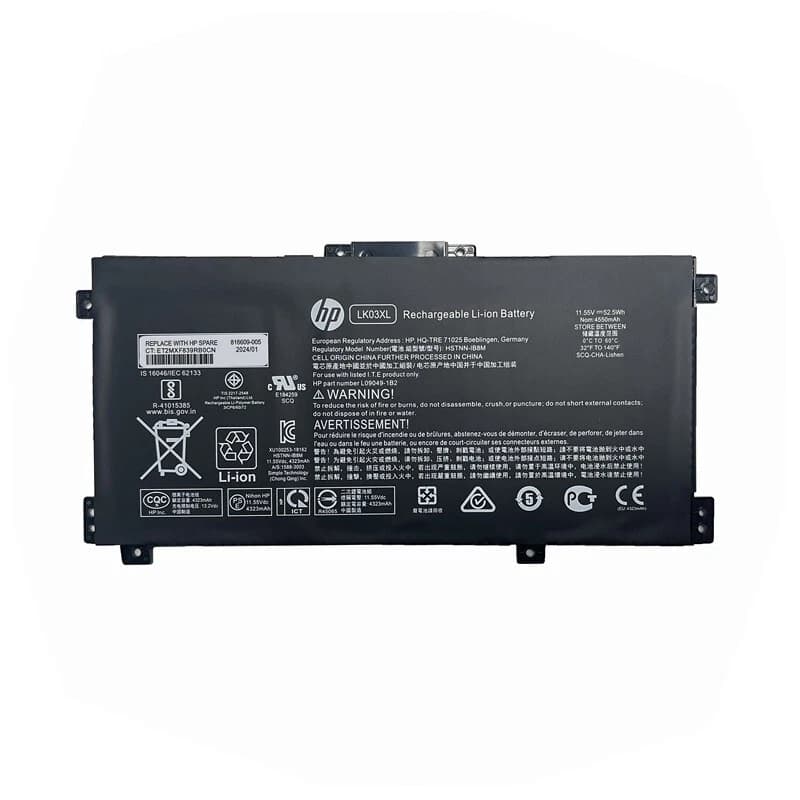 باتری لپ تاپ HP BI03XL مخصوص HP Pavilion x360 M3-U با ظرفیت 3700 میلی‌آمپر
