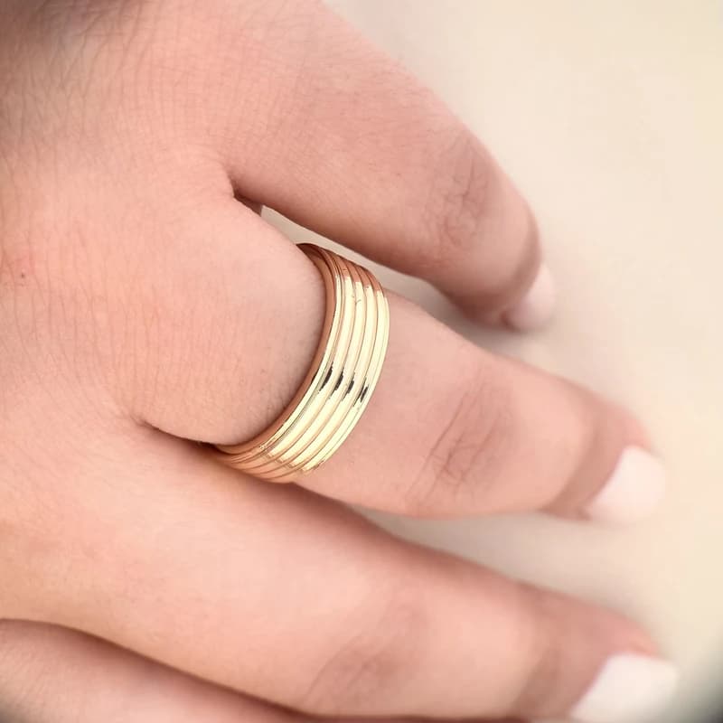 انگشتر زنانه ژوپینگ مدل R0042 — تصویر ۲