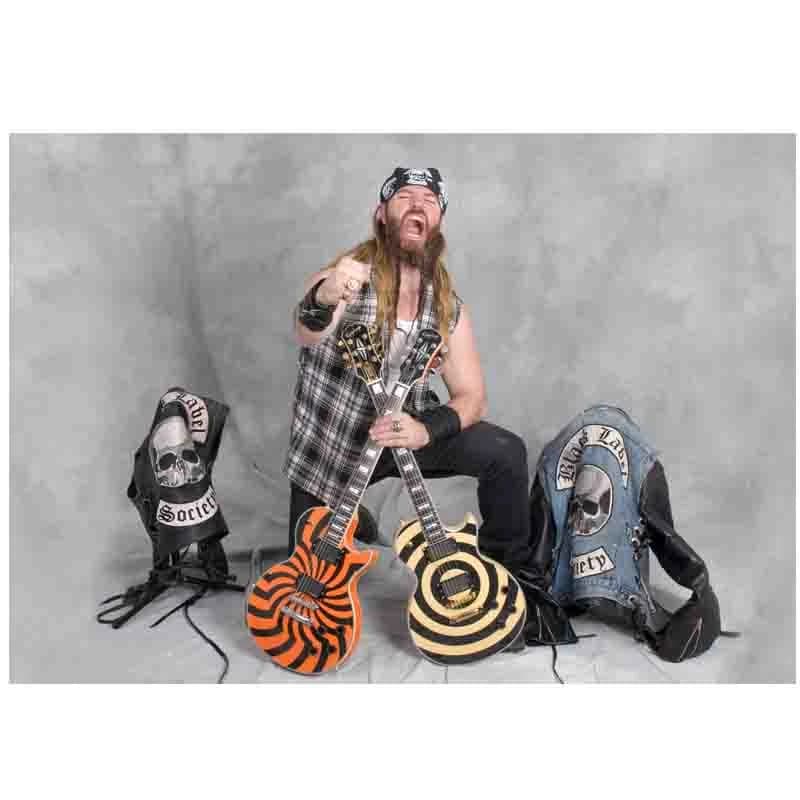 تابلو شاسی طرح بزرگان موسیقی جهان مدل Zakk Wylde کد A209 — تصویر ۲