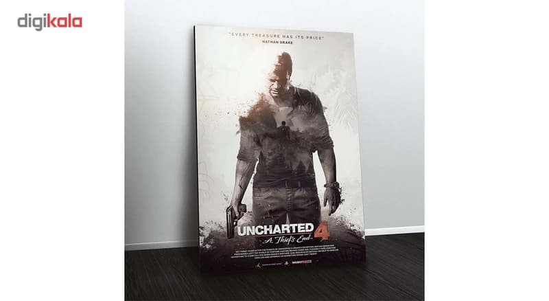 تابلو شاسی ونسونی طرح UnCharted 4 Poster سایز 30 × 40 — تصویر ۴