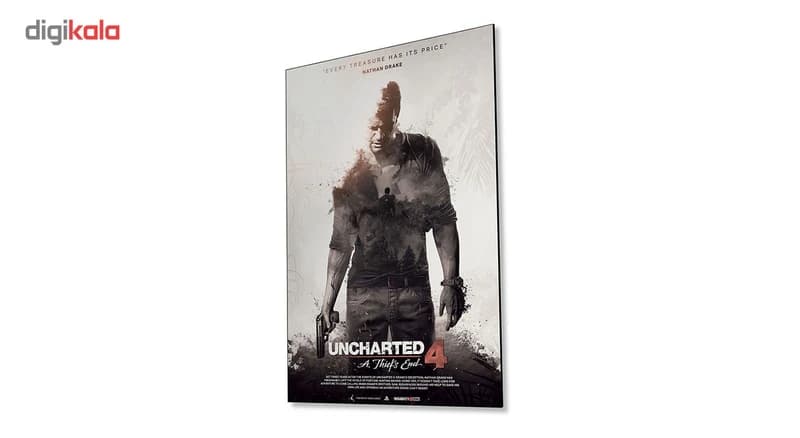 تابلو شاسی ونسونی طرح UnCharted 4 Poster سایز 30 × 40 — تصویر ۵