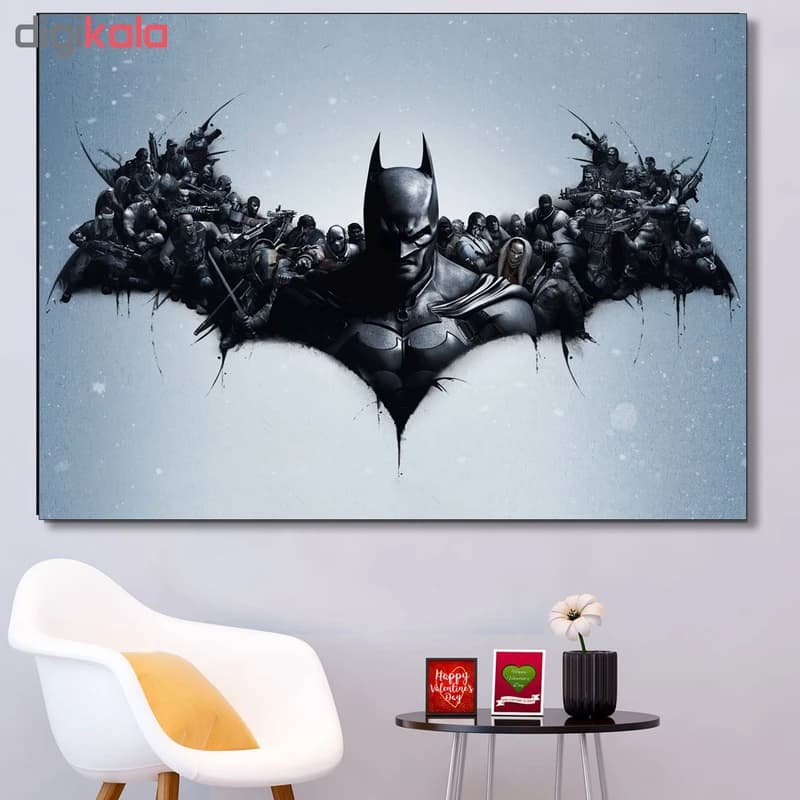تابلو شاسی گالری استاربوی بازی طرح Batman Arkham Knight مدل Game 15 — تصویر ۲