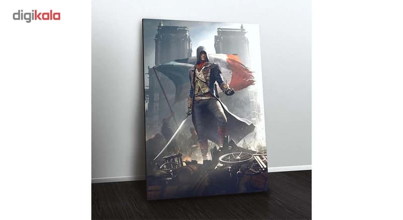 تابلو شاسی ونسونی طرح Assassins Creed Unity سایز 70 × 50 — تصویر ۴