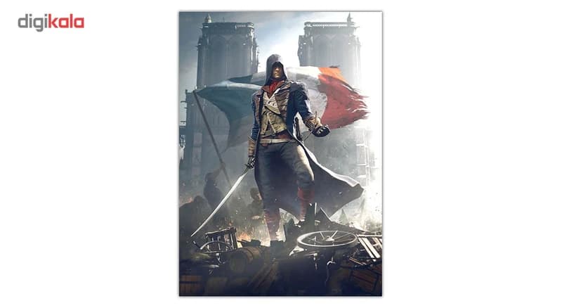 تابلو شاسی ونسونی طرح Assassins Creed Unity سایز 70 × 50 — تصویر ۲