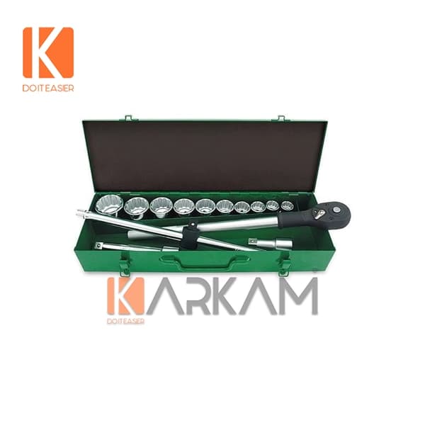 جعبه بکس 3.4 درايو 14 پارچه GCAD1407 تاپ تول