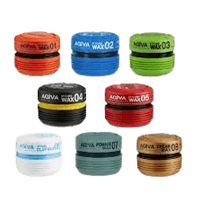 واکس مو آگیوا مشکی حالت‌دهنده مو فوق‌العاده قوی مدل AGIVA STYLING WAX 04 — تصویر ۲