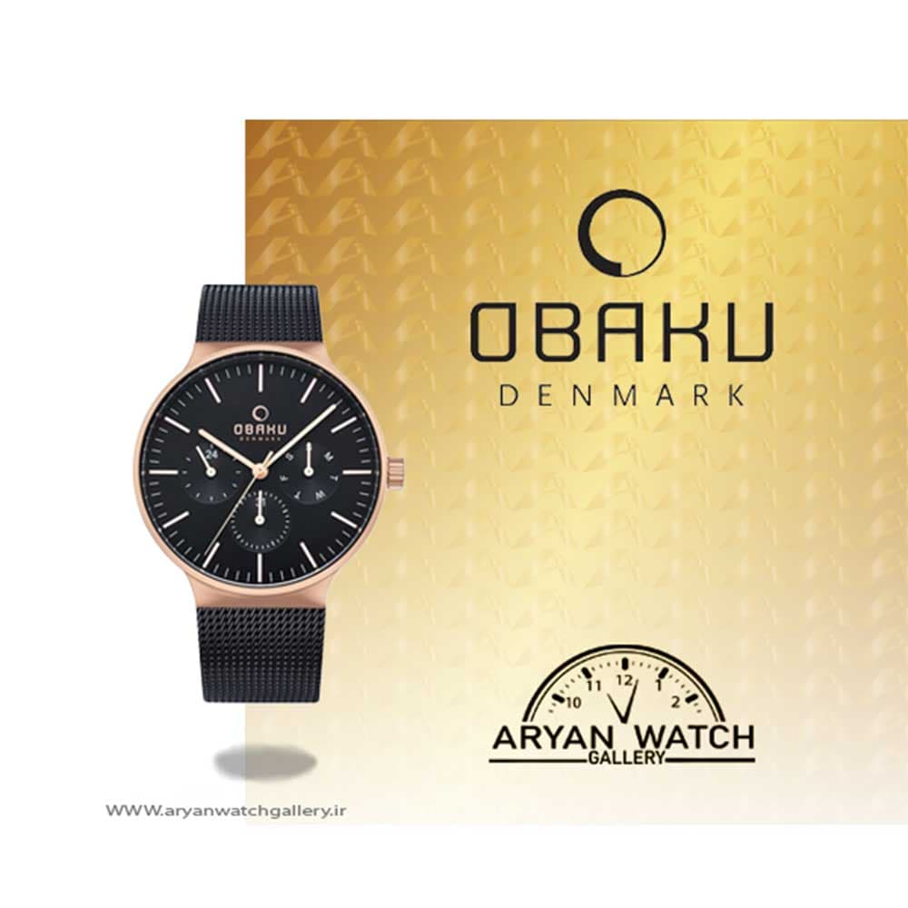 ساعت مچی مردانه | اوباکو OBAKU V229GMVBMB — تصویر ۲