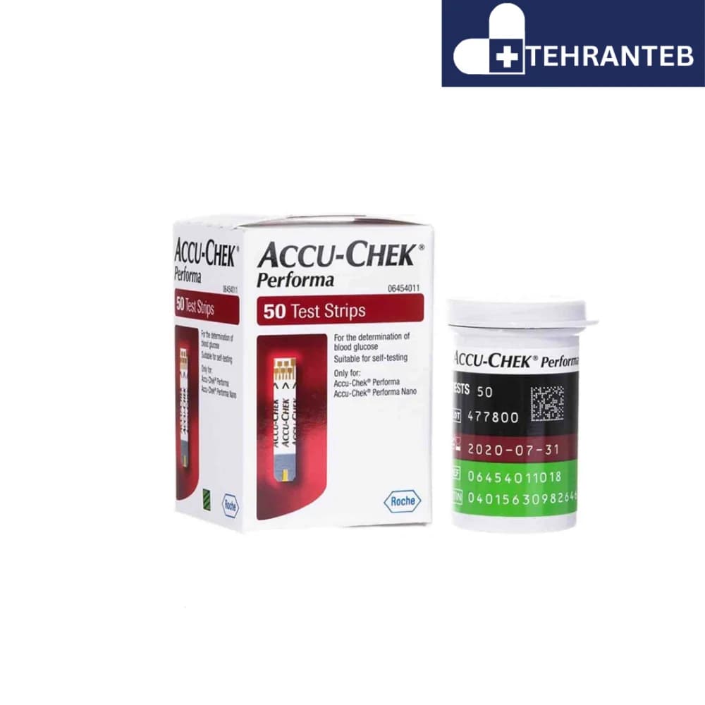 نوار تست قندخون پرفورما accu chek performa 2027/02